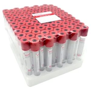Tubo rojo 6ml para toma y recolección de sangre